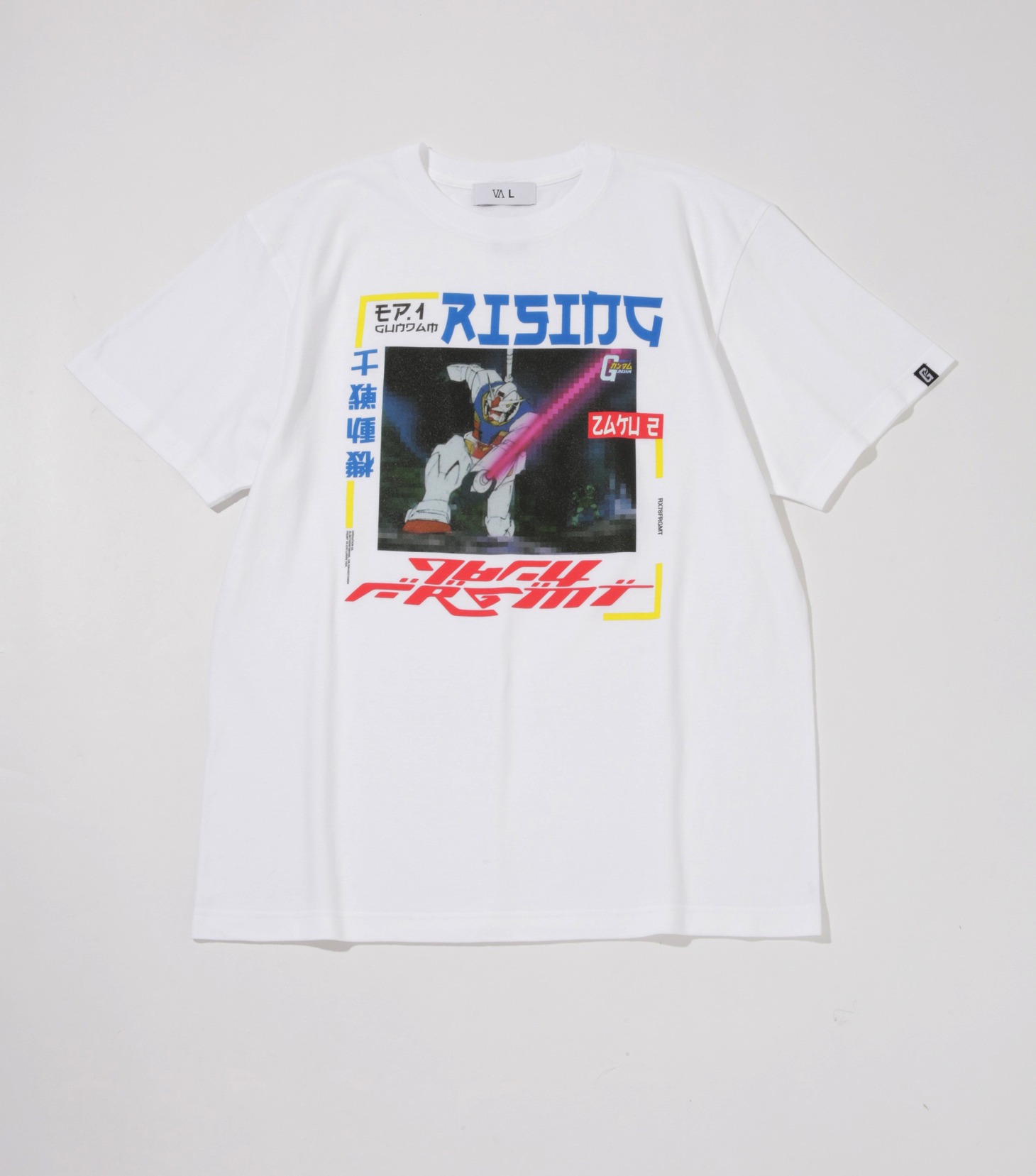 ポップアップストア「GUNDAM45FRGMT」で販売される「GUNDAM FRGMT TEE 07」。