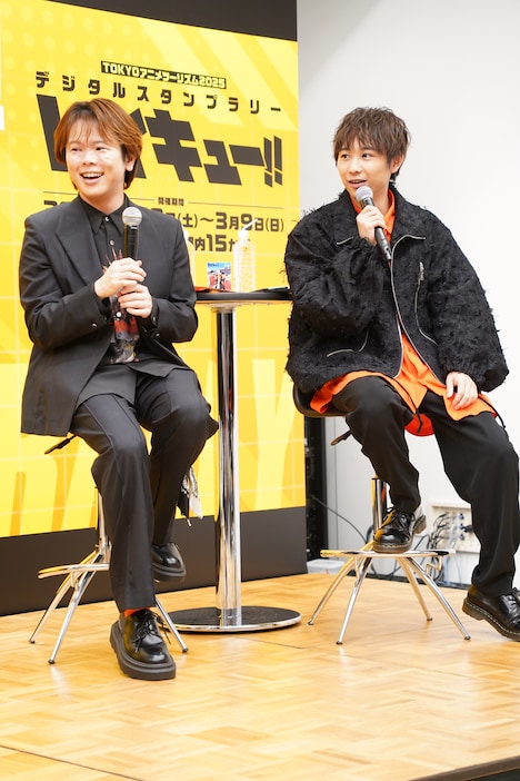 左から村瀬歩、須賀健太。