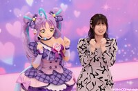 左からキュアキュンキュン、高森奈津美。