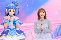 左からキュアウインク、高橋ミナミ。