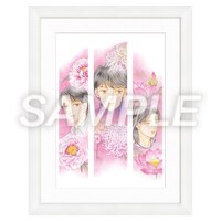 グッズ1弾「直筆サイン入りB4キャラファイングラフA：メインビジュアル」