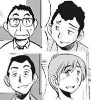 「女神さまのいうとおり 完全版」より、アケミのもとを訪れる男たち。それぞれ事情や不満を抱えている。