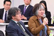 左から森川ジョージ、里中満智子。