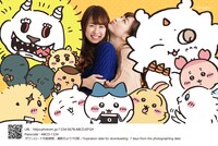 セルフ式の記念撮影フォトブース・写Goo！で撮影できる「ちいかわ」のフォトフレーム。