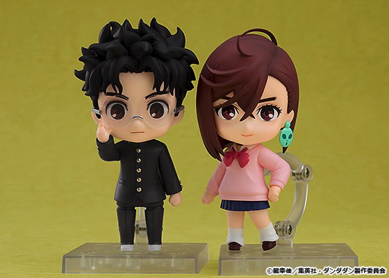 「ねんどろいど オカルン」と「ねんどろいど モモ」。