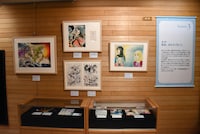 「漫画家生活60周年記念 青池保子展 Contrail 航跡のかがやき」の様子。