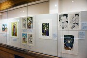 「漫画家生活60周年記念 青池保子展 Contrail 航跡のかがやき」の様子。