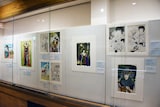「漫画家生活60周年記念 青池保子展 Contrail 航跡のかがやき」の様子。