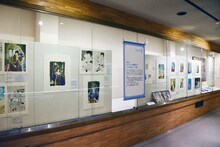 「漫画家生活60周年記念 青池保子展 Contrail 航跡のかがやき」の様子。