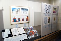 「漫画家生活60周年記念 青池保子展 Contrail 航跡のかがやき」の様子。