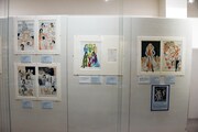 「漫画家生活60周年記念 青池保子展 Contrail 航跡のかがやき」の様子。