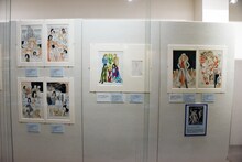 「漫画家生活60周年記念 青池保子展 Contrail 航跡のかがやき」の様子。