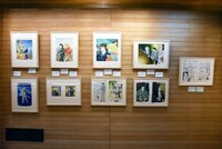 「漫画家生活60周年記念 青池保子展 Contrail 航跡のかがやき」の様子。