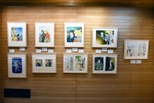 「漫画家生活60周年記念 青池保子展 Contrail 航跡のかがやき」の様子。