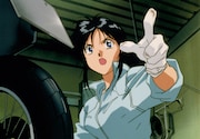 OVA「逮捕しちゃうぞ」FILE.2「東京タイフーン・ラリー」の場面カット。 (c)1994 藤島康介/講談社・バンダイビジュアル・丸紅