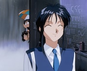 OVA「逮捕しちゃうぞ」FILE.2「東京タイフーン・ラリー」の場面カット。 (c)1994 藤島康介/講談社・バンダイビジュアル・丸紅