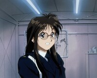 OVA「逮捕しちゃうぞ」FILE.3「恋のハイウェイ・スター」の場面カット。 (c)1994 藤島康介／講談社・バンダイビジュアル・丸紅