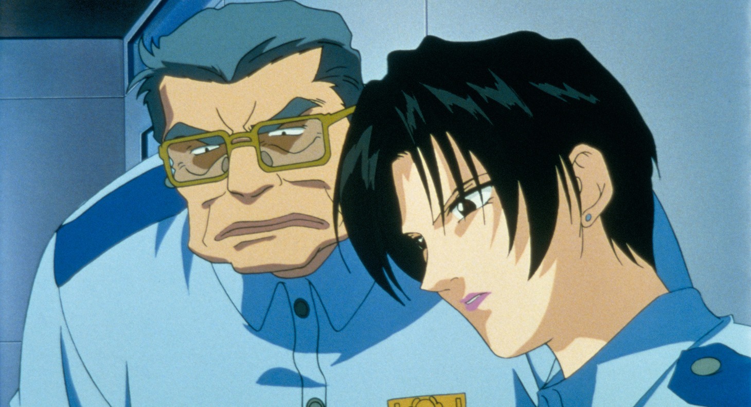 「逮捕しちゃうぞ the MOVIE」の場面カット。(c)1999 藤島康介／TBS・バンダイビジュアル・東映ビデオ・スタジオディーン