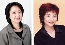 OVA「逮捕しちゃうぞ」30周年記念上映会に登壇する玉川砂記子（辻本夏実役）、平松晶子（小早川美幸役）。