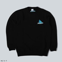 「ボボボーボ・ボーボボ」の刺繍スウェット（ところ天の助）。