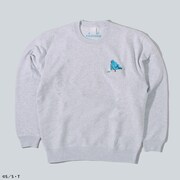 「ボボボーボ・ボーボボ」の刺繍スウェット（ところ天の助）。