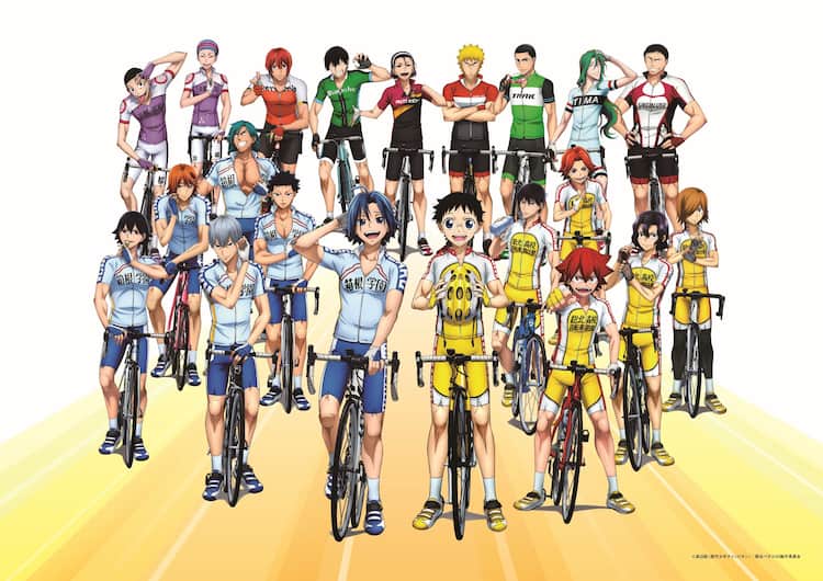 アニメ「弱虫ペダル」10周年展の新規ビジュアル、ジャージを着用した21  