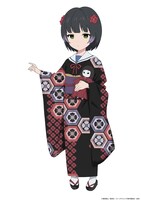 クロミツ（CV：久野美咲）。生徒会書記で、シロップとは双子の姉妹。