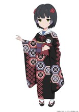 クロミツ（CV：久野美咲）。生徒会書記で、シロップとは双子の姉妹。