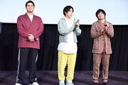 左から木村昴、白井悠介、岩崎諒太。