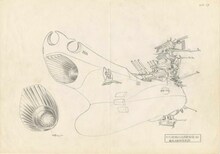 「庵野秀明 企画・プロデュース／放送50周年記念『宇宙戦艦ヤマト 全記録展』」より。