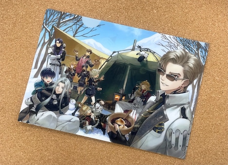 付録の「刀剣乱舞 あうとどあ異聞 刀剣野営」のクリアファイル。