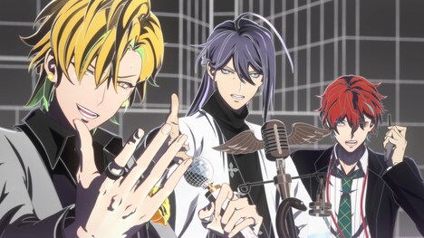 「映画『ヒプノシスマイク -Division Rap Battle-』」の場面カット。