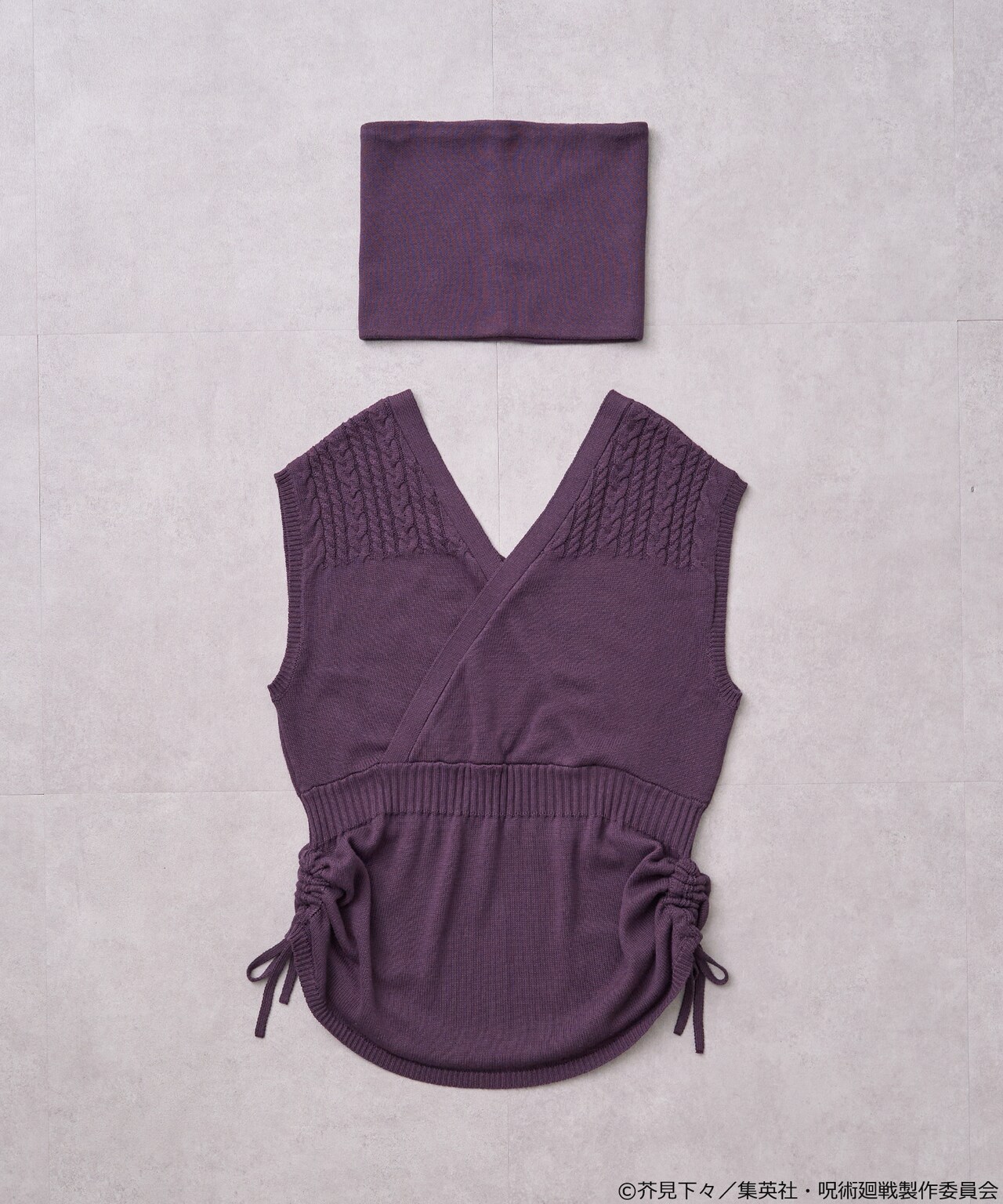 earth music&ecology 脹相 ニット ベスト 呪術廻戦 コラボ 脹相 イメージ ニットベストセット」 - 「呪術廻戦」×earthの新作