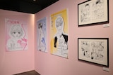 「~中条比紗也 画業30年の軌跡~ 花ざかりの君たちへ展」より。