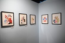「～中条比紗也 画業30年の軌跡～ 花ざかりの君たちへ展」より。