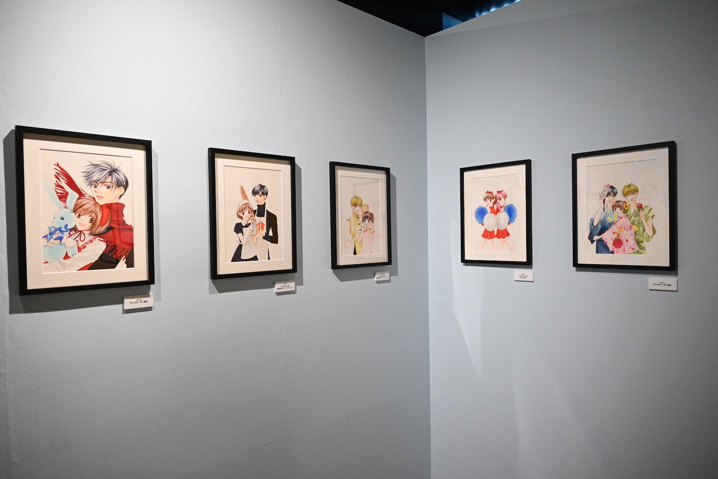 「～中条比紗也 画業30年の軌跡～ 花ざかりの君たちへ展」より。