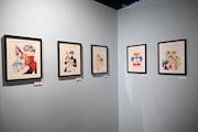 「~中条比紗也 画業30年の軌跡~ 花ざかりの君たちへ展」より。