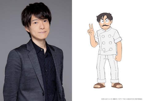 左から川原慶久、真壁鶴菱。