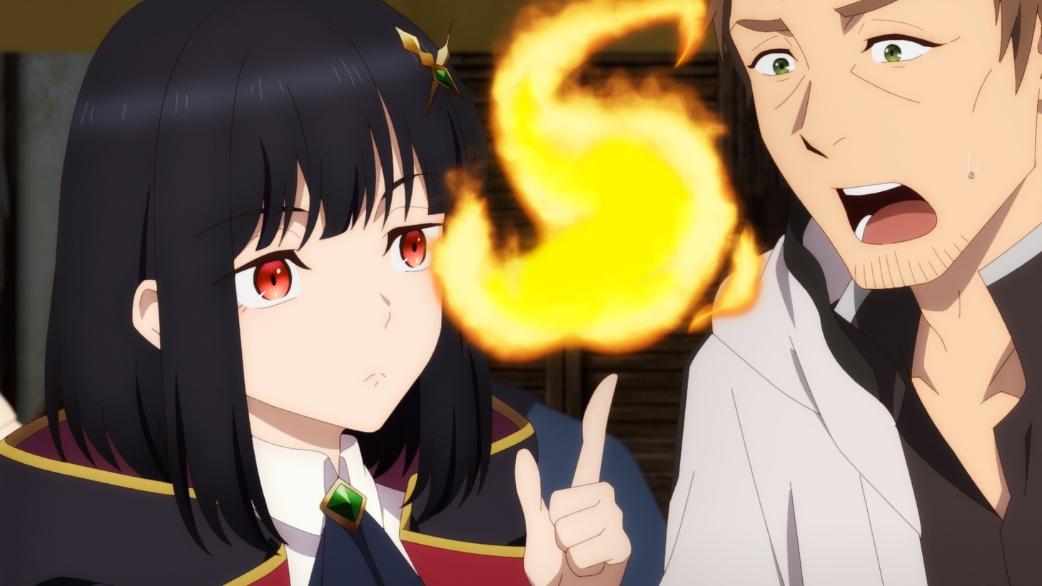 TVアニメ「片田舎のおっさん、剣聖になる」第2弾PVより。 (c)佐賀崎しげる・鍋島テツヒロ／ SQUARE ENIX・「片田舎のおっさん、剣聖になる」製作委員会