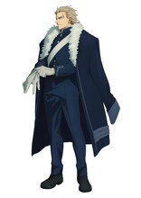 オーランド・リーヴ（CV：羽多野渉）キャスターのマスター。キャスターが作成した宝具を各々が装備した警官隊、“二十八人の怪物”（クラン・カラティン）を統率するスノーフィールドの警察署長。