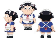 野沢雅子演じるロボコ（昭和ギャグ漫画の世界線）のロボコ。