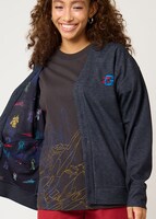 「Zガンダム MSパターン｜ダブルフェイスカーディガン」