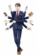 「社畜人ヤブー」より、薮隣一郎。 (c)那智泉見/PHP研究所