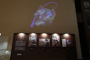 「美人画で巡るヱビス」展示の様子。