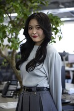 林田麗奈役の和内璃乃。©︎「復讐カレシ～溺愛社長の顔にはウラがある～」製作委員会・MBS