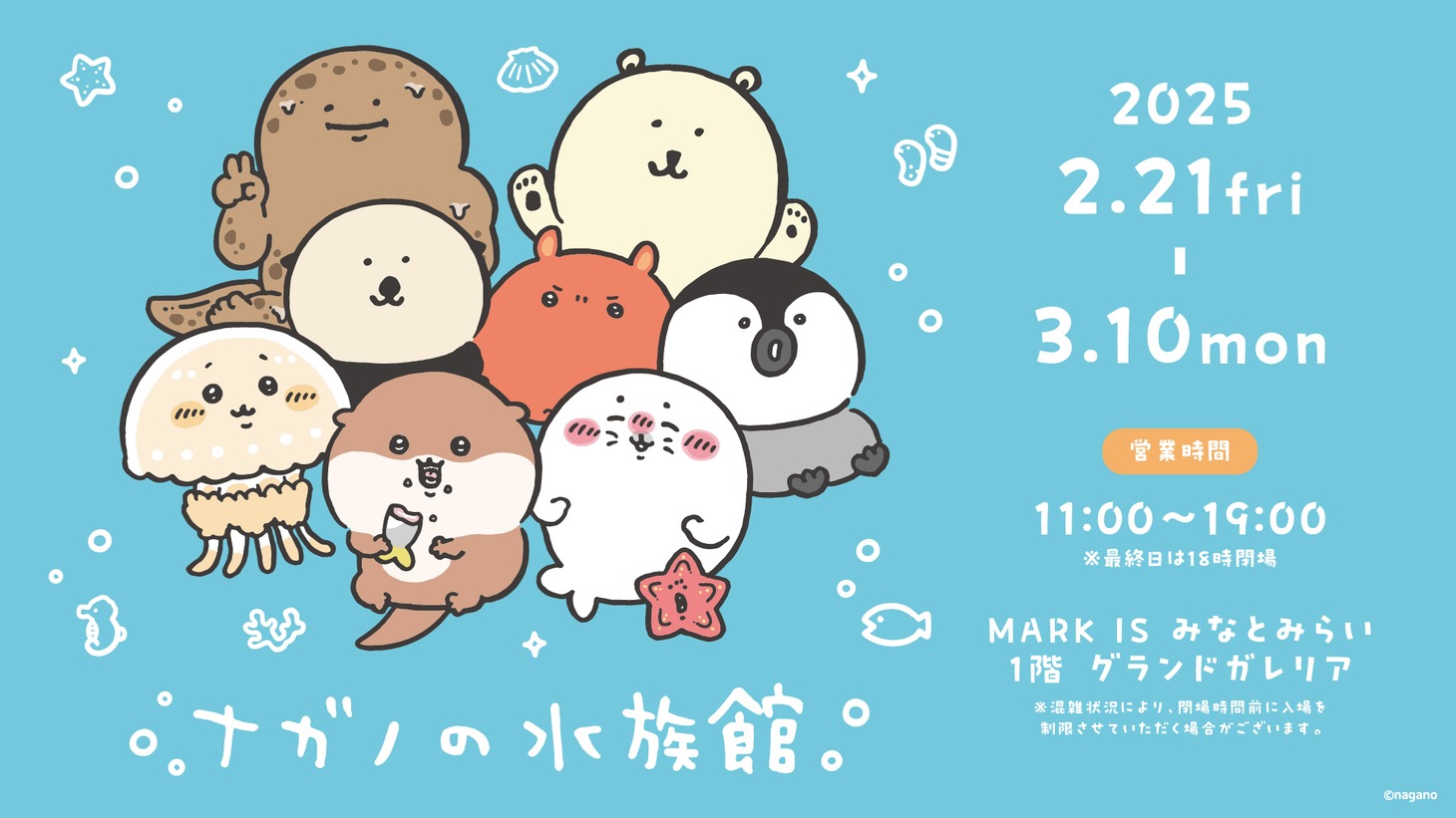 「ナガノの水族館 in MARK IS みなとみらい」ビジュアル