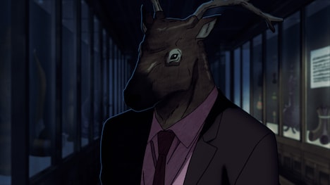 TVアニメ「SAKAMOTO DAYS」第7話「ジュラシック野郎」より。 (c)鈴木祐斗／集英社・SAKAMOTO DAYS製作委員会