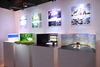 「アニメ アイドリッシュセブン MEMORIAL EXHIBITION」のミニジオラマエリア。