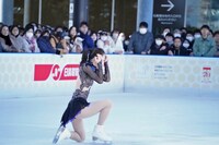 スケートショー中の鈴木明子。