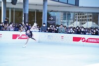 スケートショー中の鈴木明子。